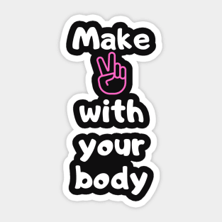 Body Peace Sticker